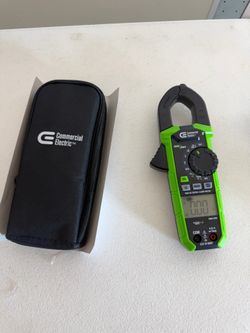 400 Amp AC True RMS Digital Clamp Meter with Temperature