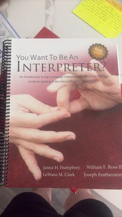 You want to be an interpreter? 5th edition