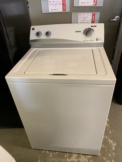 Newer Kenmore super capacity plus washer 1 year warranty