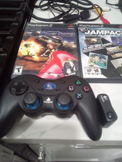 Logitech Wireless PS2 Controller with 2 Games