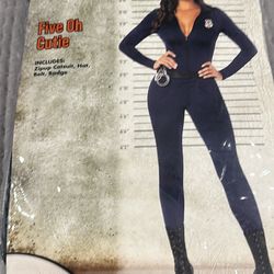Ladies Cop Costume Halloween NEW
