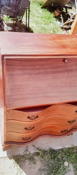 1940 Mid Century Mahogany Desk