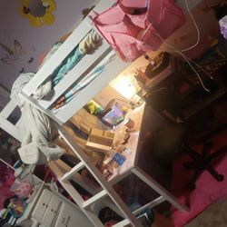 Twin Bunk Bed With Desk