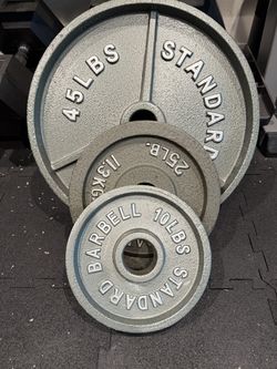 715 LBS Olympic Cast Iron Weight Plate Package