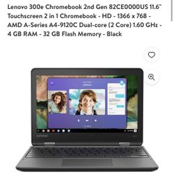 Brand New Lenovo Chromebook 