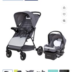 Baby Trend Venture 4-Wheel Stroller Travel System - Desert Grey - Grey NEW IN BOX
