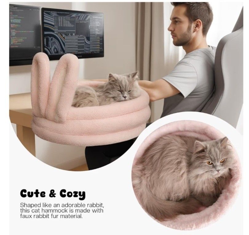 Cat Desk Bed 👀READ BELOW FOR LOCATION ✅️ IT'S AVAILABLE ⤵️