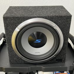 12” Alpine S2-W12D4 Subwoofer with Dual 4-Ohm Voice Coils