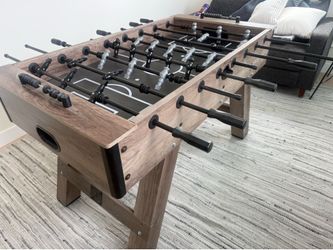 Modern Foosball Table – Wood Finish, Great Condition