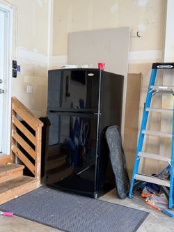 Black Top-Freezer Refrigerator