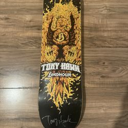Birdhouse Tony Hawk Board Signed.   