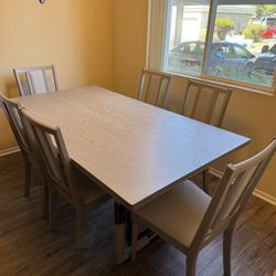 Dining Tables , 6 Chairs , Kitchen Table 