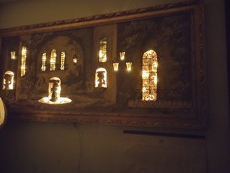 illuminated painting 