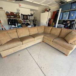 🛋️ Ethan Allen L-Shaped Sectional Couch – Must Sell  