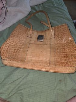 Dooney & Bourke Croc-Embossed Leather Tote