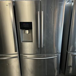 Samsung French Door Stainless Steel Fridge We Deliver And Install👨🏻‍🔧🚚