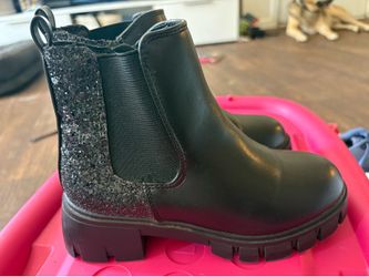 Kids Black Boots