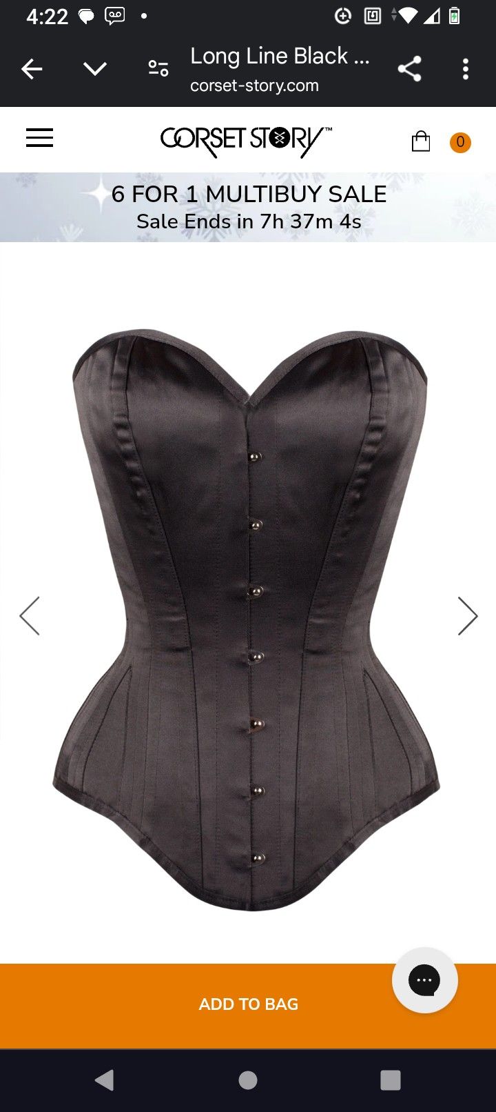 Satin Corset