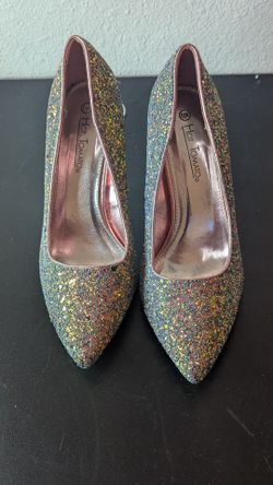 Women's glitter heels
