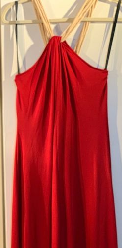 Kim Kardashian brand maxi halter dress