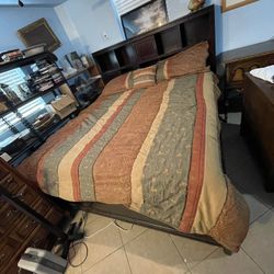 King size bed with mattress