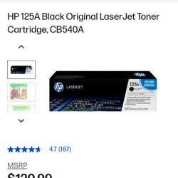 Hp Laser Printer 125A Toner Cartridge
