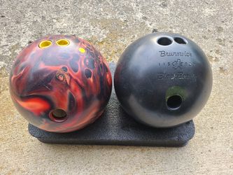 Ebonite And Brunswick Bowling Balls