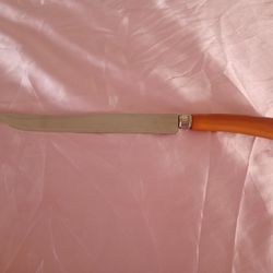 Vintage Olde English Stainless Steel knife 12" Plastic Handle 