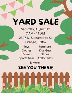 • Garage Sale •