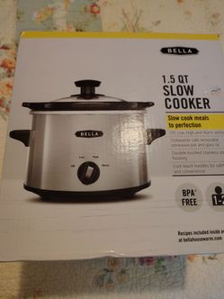 Slow cooker one and a half quart
