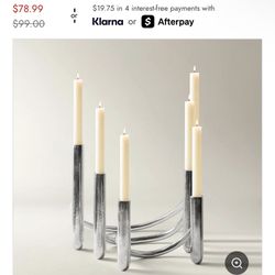 Taper Candle Holder Comes In 3 Pieces 