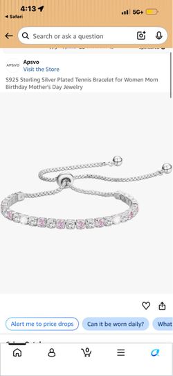 APSVO birthstone bracelet