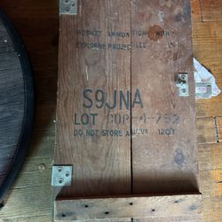 Old Rocket Ammo Crate! 