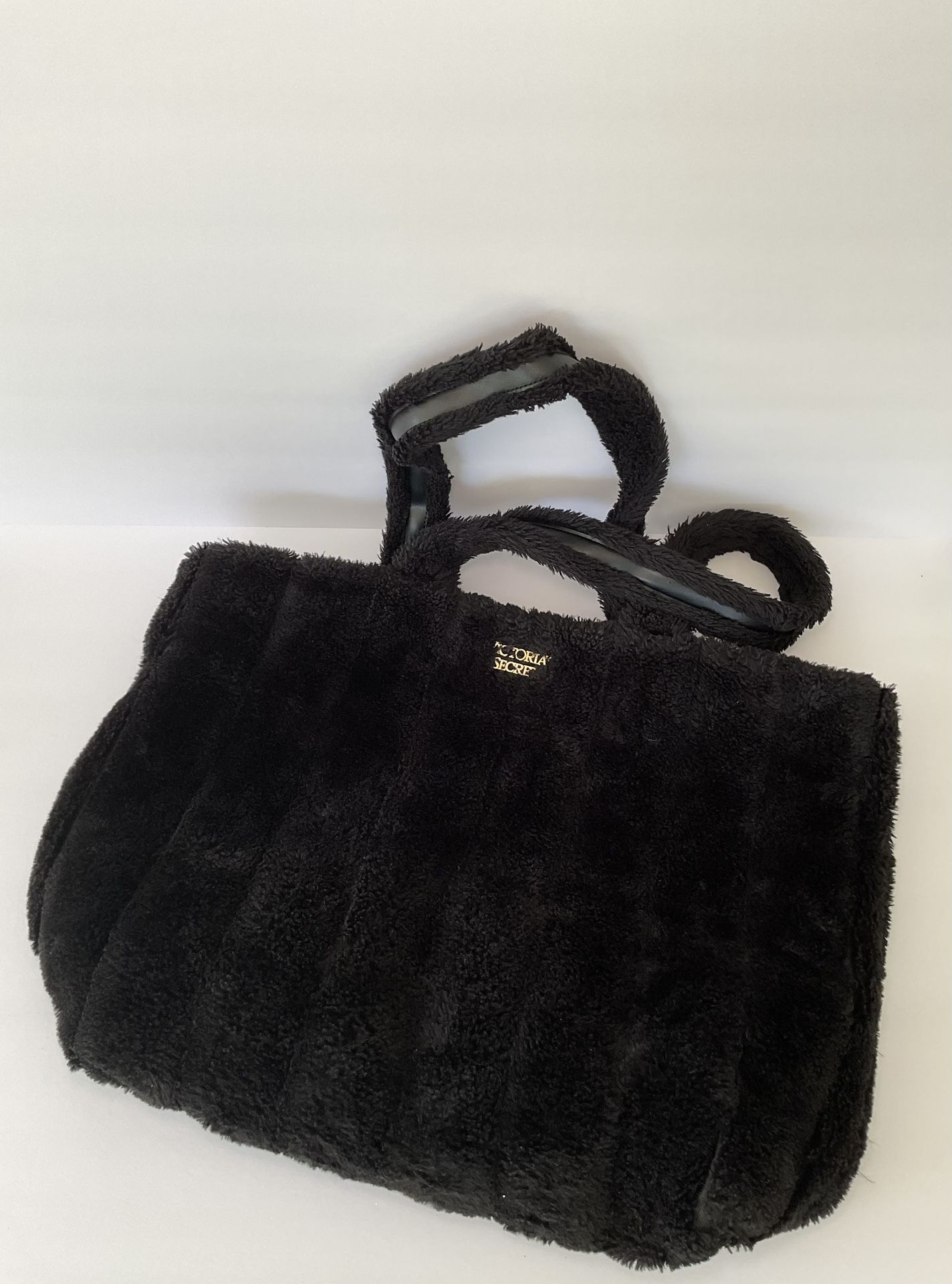 Victoria’s Secret Plush Tote Bag - Pink - Used - Soft Fuzzy Style