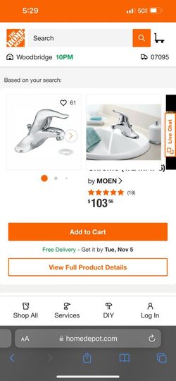 Handle Lavatory Faucet