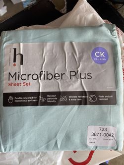 Cal King Microfiber plus Sheet Set