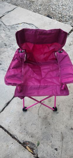 Kids Pink Folding Camp Chair