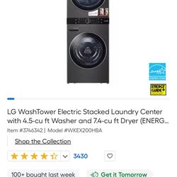 Stackable Washer-Dryer