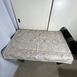 Ruggable Odette Runner Rug – 2’6” x 7’ (Cream) – Open Box, Never Used