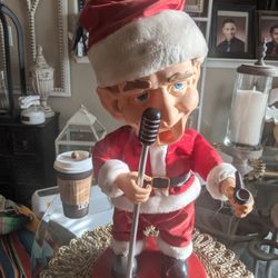 Bing Crosby Santa. Has Issues