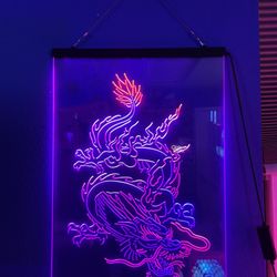 LED Acrylic Dragon Light