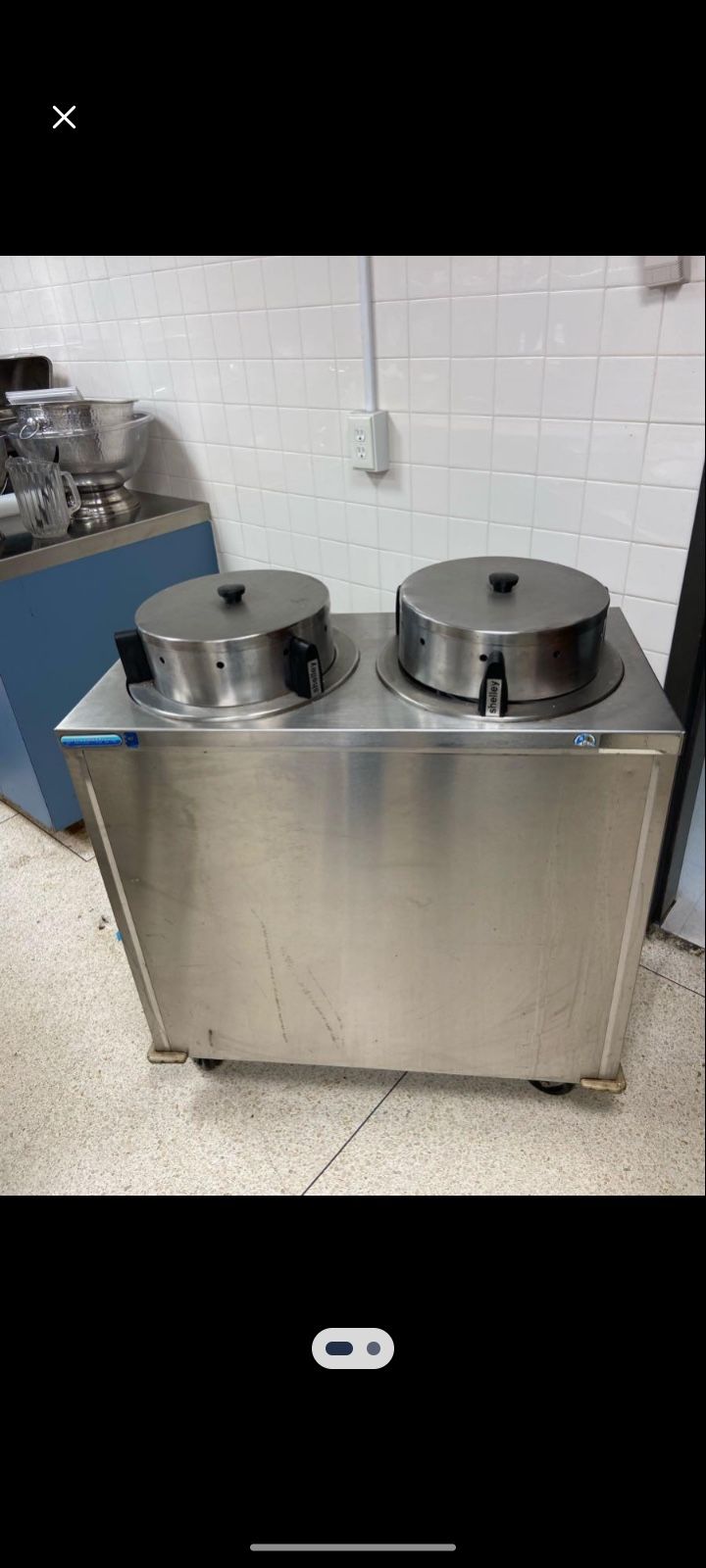 Stainless Steel Spring Loaded Plate Dispenser