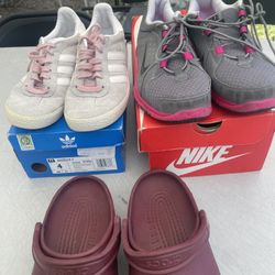 Very Cheap And Good Brands 2 Women Shoes Nike  Size 6  And Adidas Size 4  And  Crocs Sandal Size 6