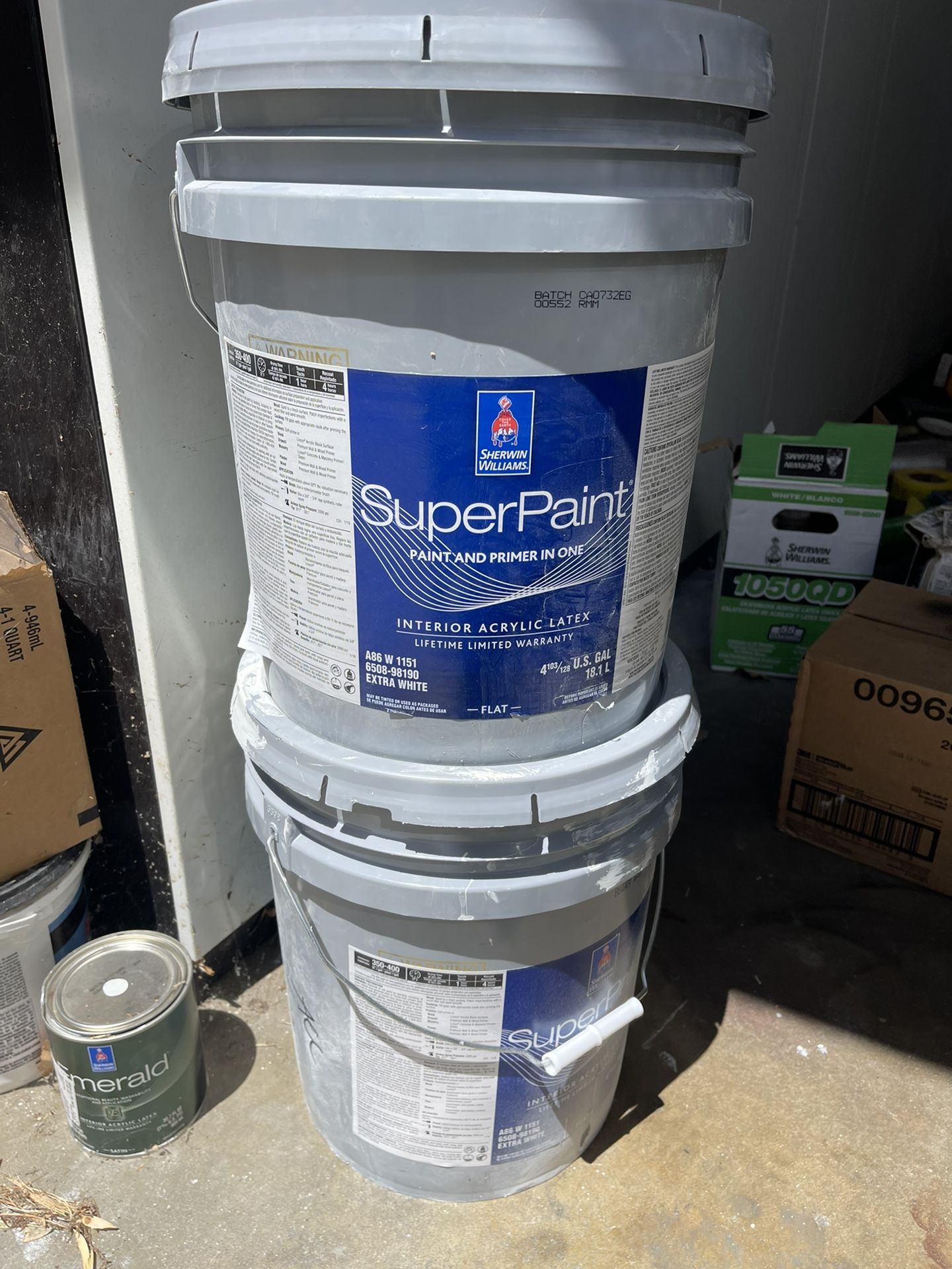 TWO - 5Gallons Sherwin Williams Paint
