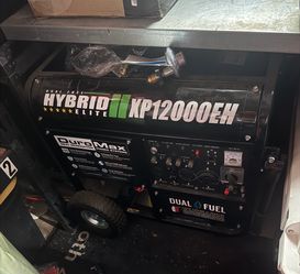 DuroMax XP12000EH Dual Fuel Portable Generator/ generador