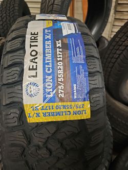 New set of tires 275 55 20 lion xt