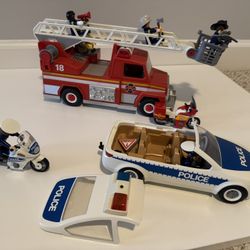 Playmobil Police And Fire Toys