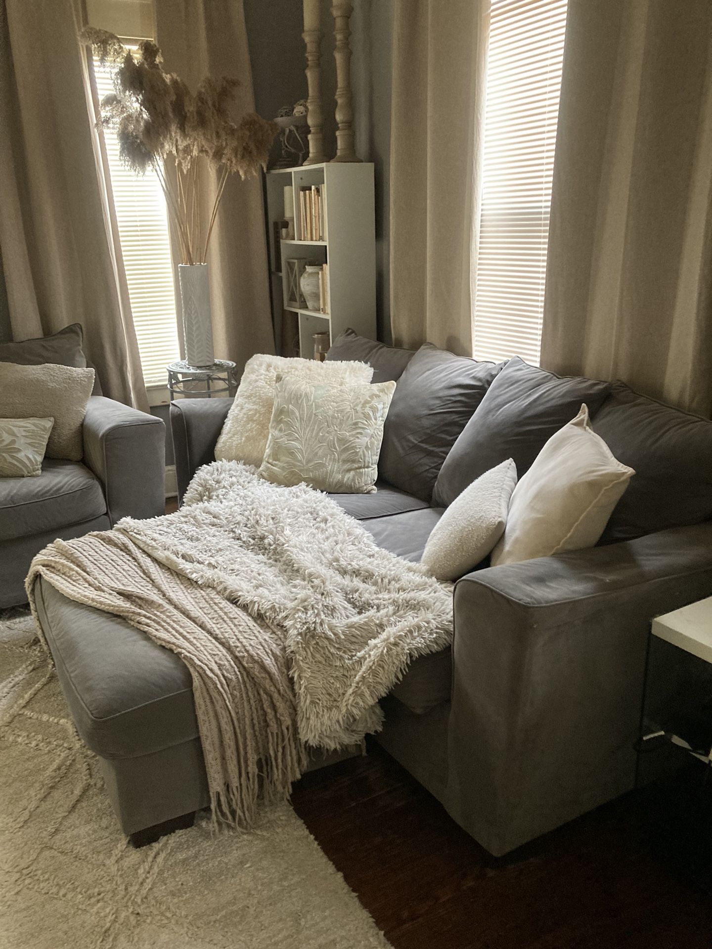 Suede 3 Piece Couch