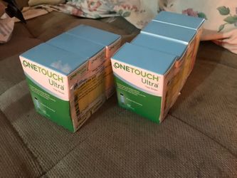 Diabetic One touch ultra test strips.