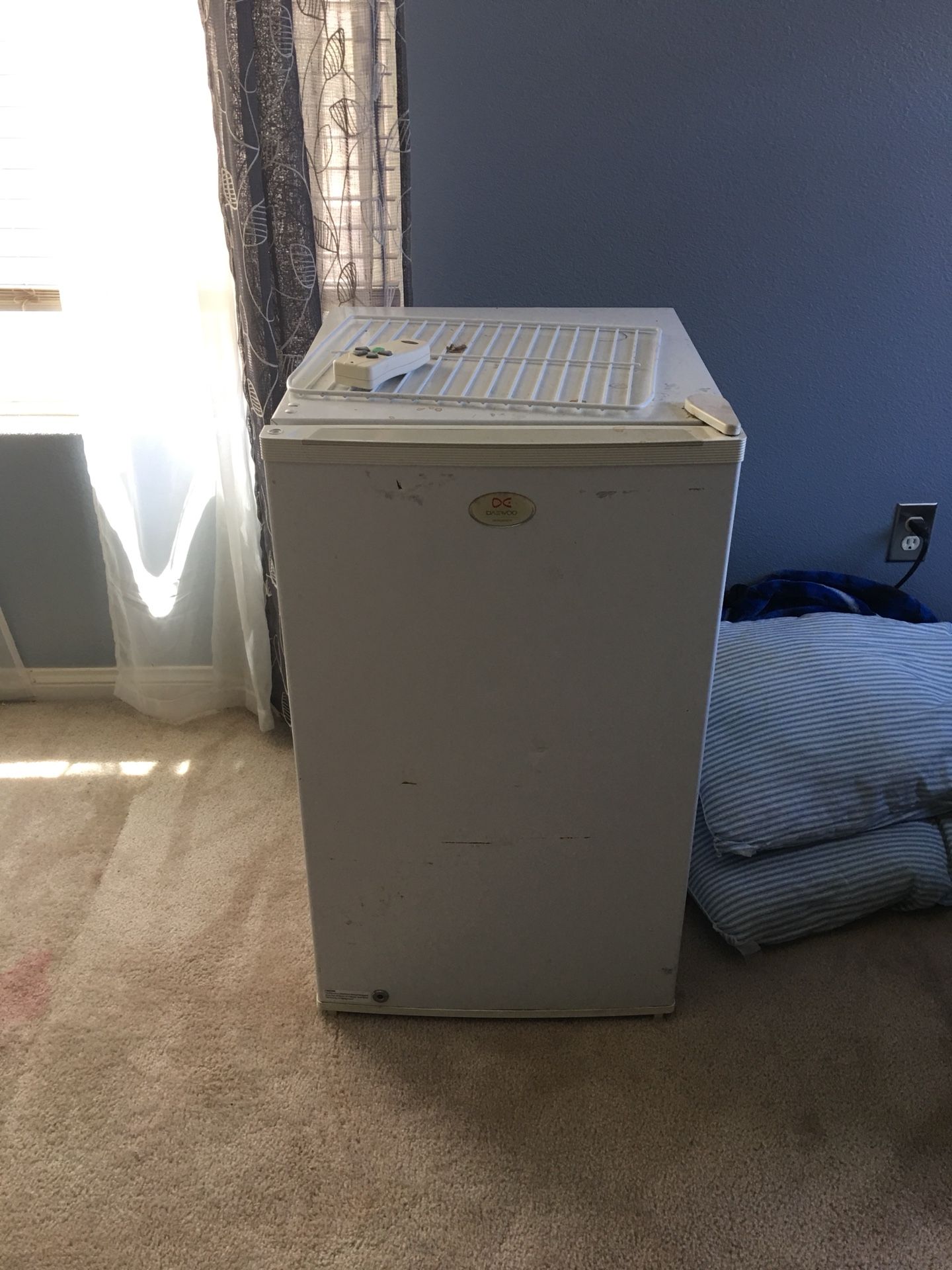 Mini fridge up for trade